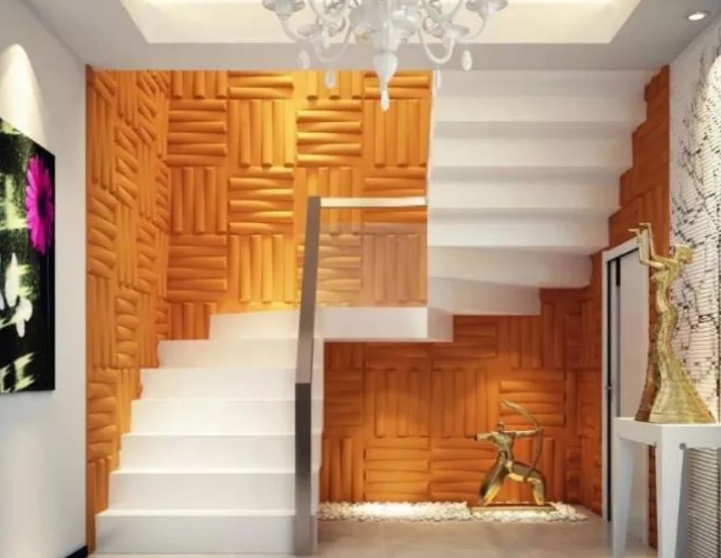 Wallpaper 3D merupakan elemen dekorasi interior yang semakin populer