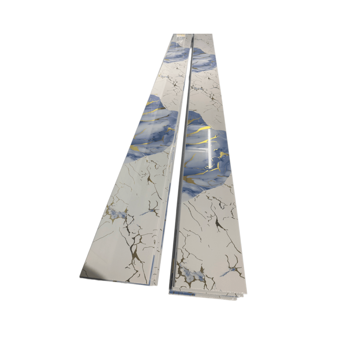 Panel Dinding PVC Butiran Kayu Panel Dinding Plafon PVC untuk Hiasan Dinding